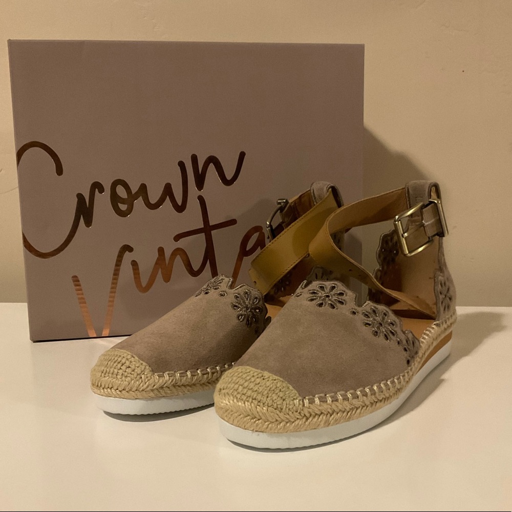 Crown Vintage-woman’s BRIXIE WEDGE SANDAL  7 1/2  NEW
